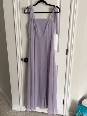 RW&CO. Lilac Tie-Shoulder Maxi Dress